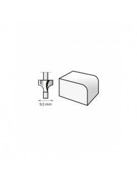 Fresa (HSS) 9,5 mm