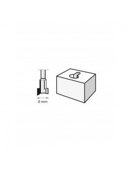Fresa (HSS) 8,0 mm