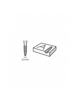 Muela de diamante 2,4 mm