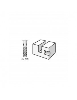 Fresa de alta velocidad 3,2 mm